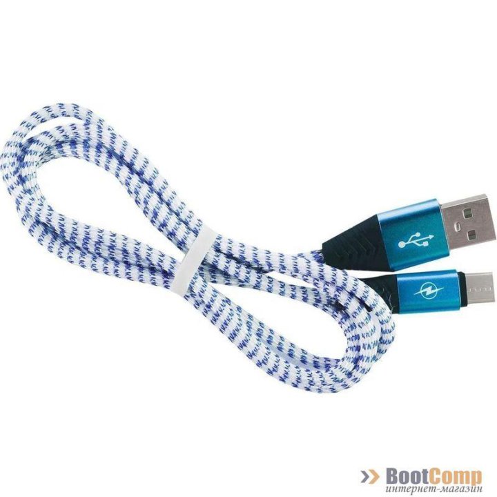 Кабель Smartbuy HEDGEHOG (iK-3112HH blue) Type-C Синий