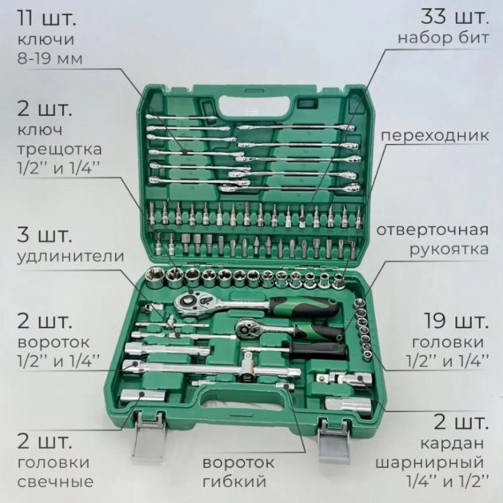 Набор инструментов для авто 78 предметов