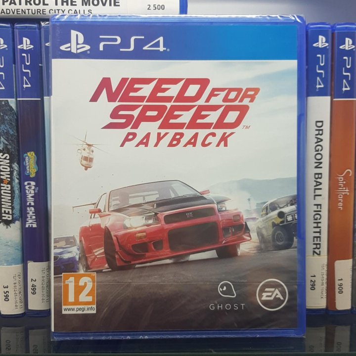 Need for speed payback (PS4, новый, русский язык)