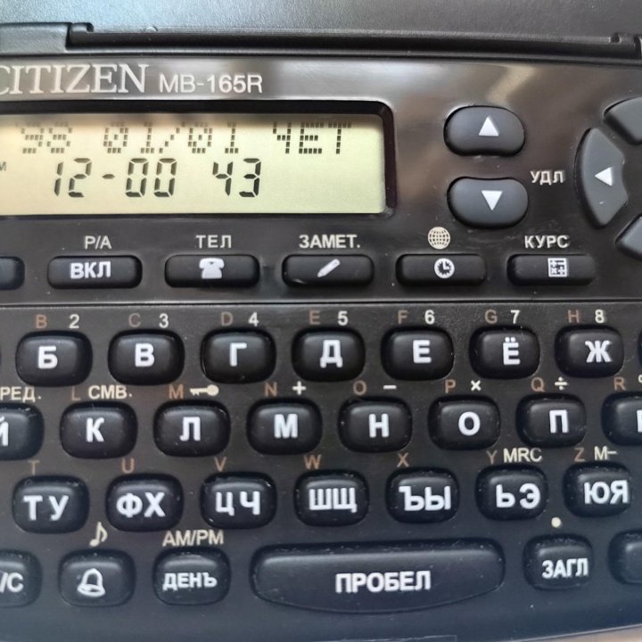 Электронная записная CITIZEN MB165R