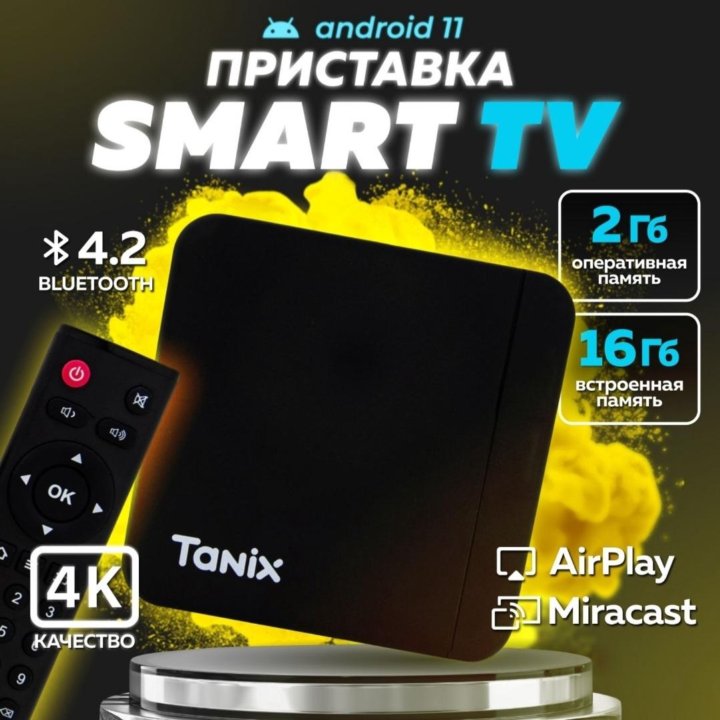 Тв приставка. Android TV 11