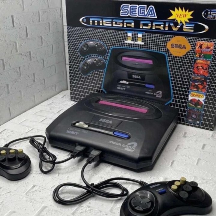 Игровая приставка Sega Mega Drive 2 / Сега