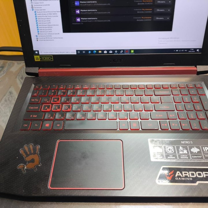 ACER NITRO 5 AN515 CORE I5 8300H/16gb/128gb SSD +