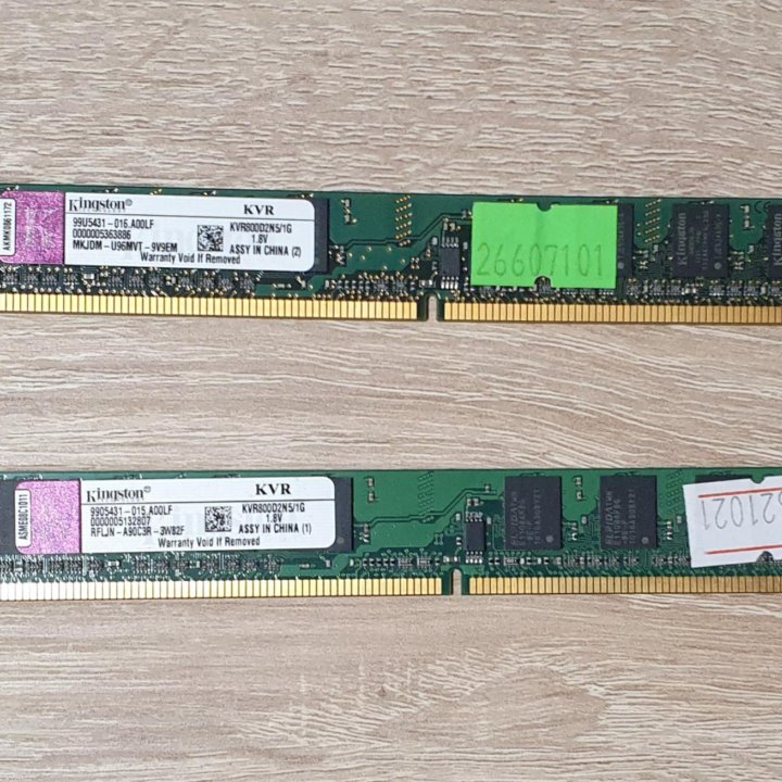 1x2GB DDR2 800MT/s Non-ECC Unbuffered DIMM