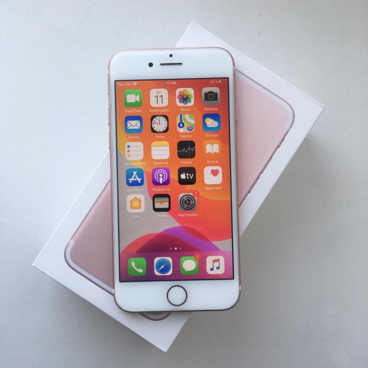 iPhone 7 256Gb розовый