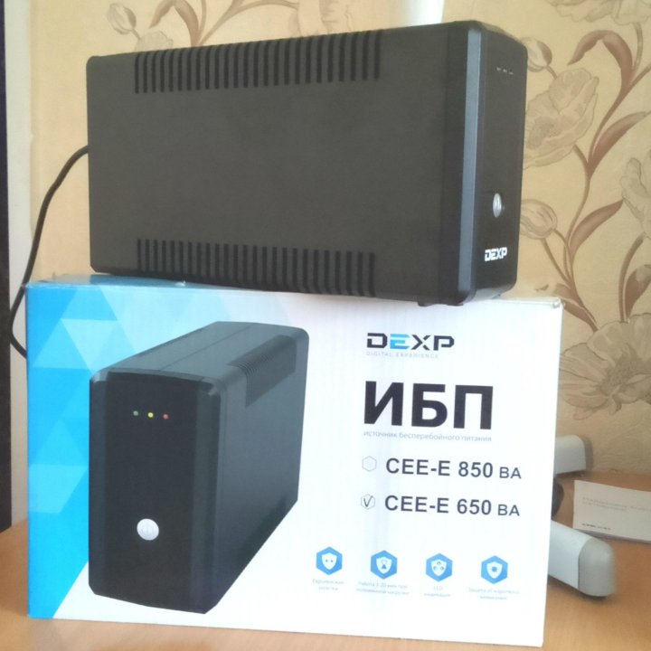 ⚡ ИБП DEXP CEE-E 650VA ⚡ (Б\у ≈1 мес )