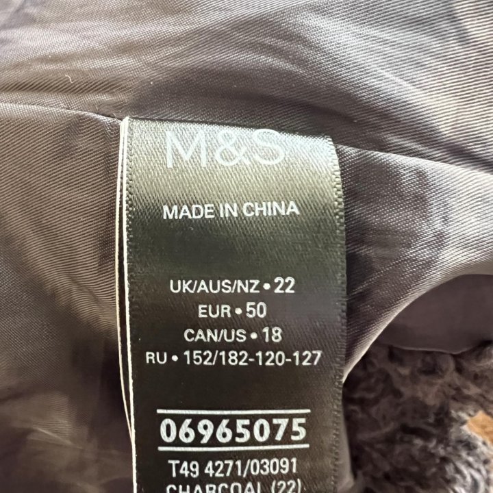 Шуба из эко меха M&S