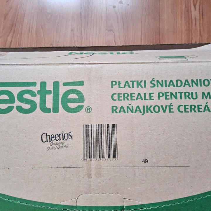 Медовые колечки Nestle Cheerios(сухой завтрак210г)