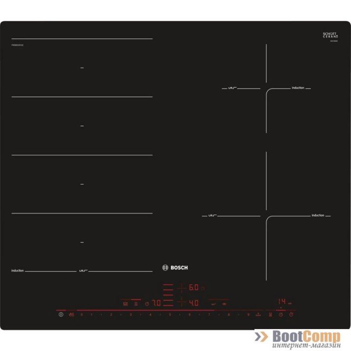 Поверхность индукционная Bosch PXE601DC1E