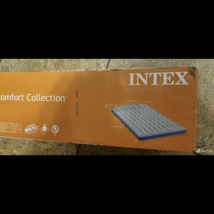 Новый двухместный надувной матрас INTEX