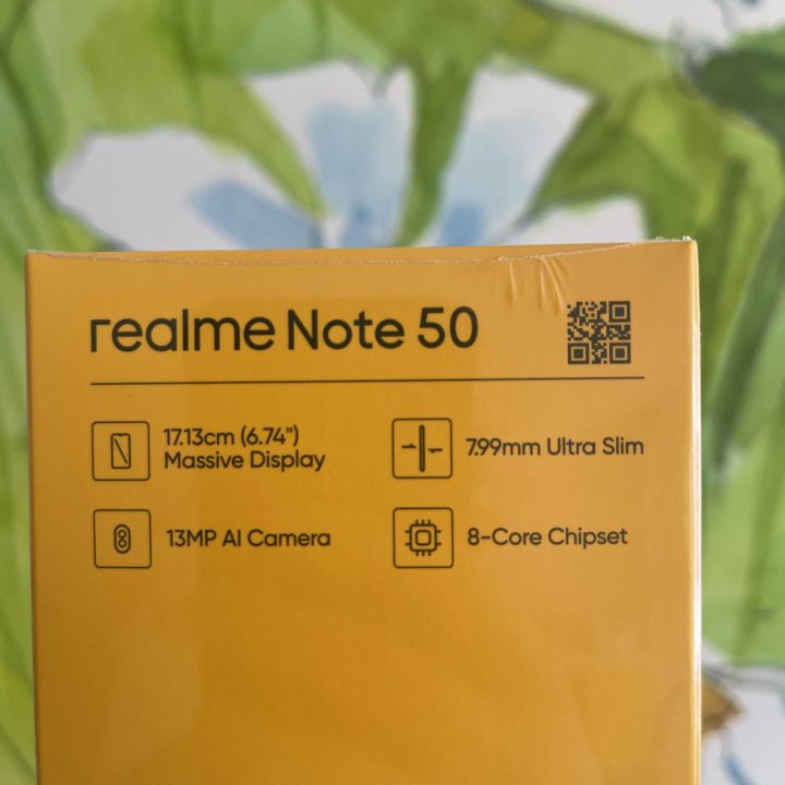 Realme note 50 4/128 голубого цвета