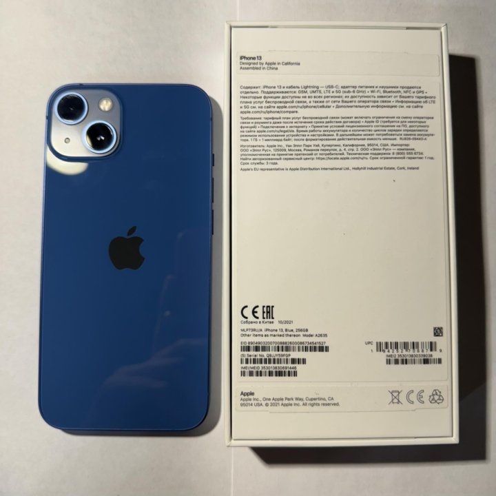 Apple iPhone 13 Blue 256 gb