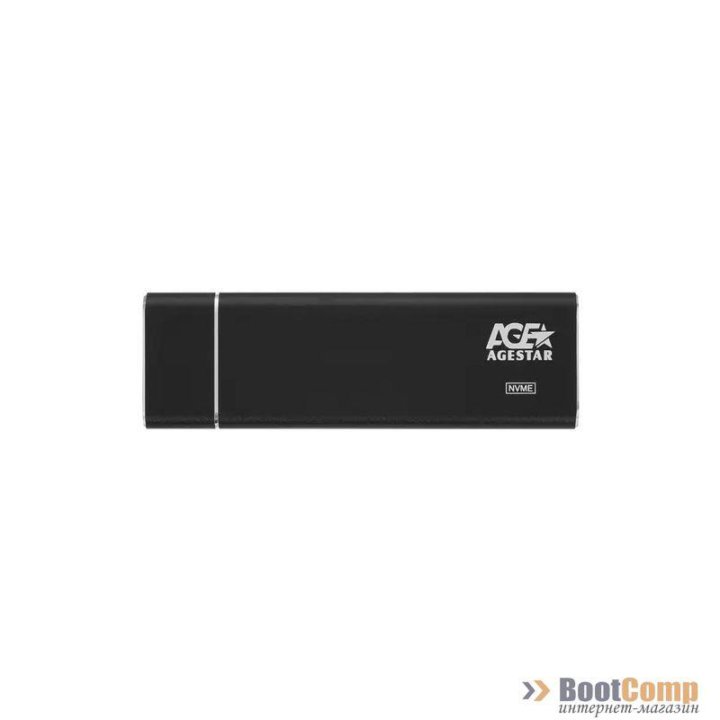 Контейнер для для SSD M.2 NVME (M-key) AgeStar 31UBNV5C (BLACK)