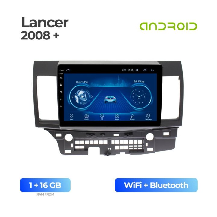 Android магнитола на Mitsubishi Lancer 2008 +