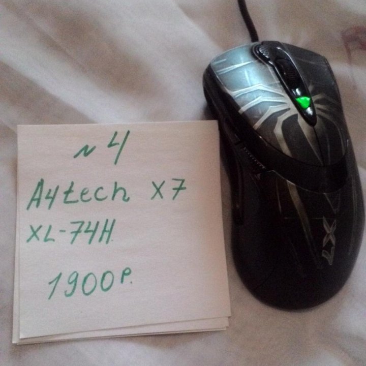 Мышка игровая Logitech, A4 Tech, Defender