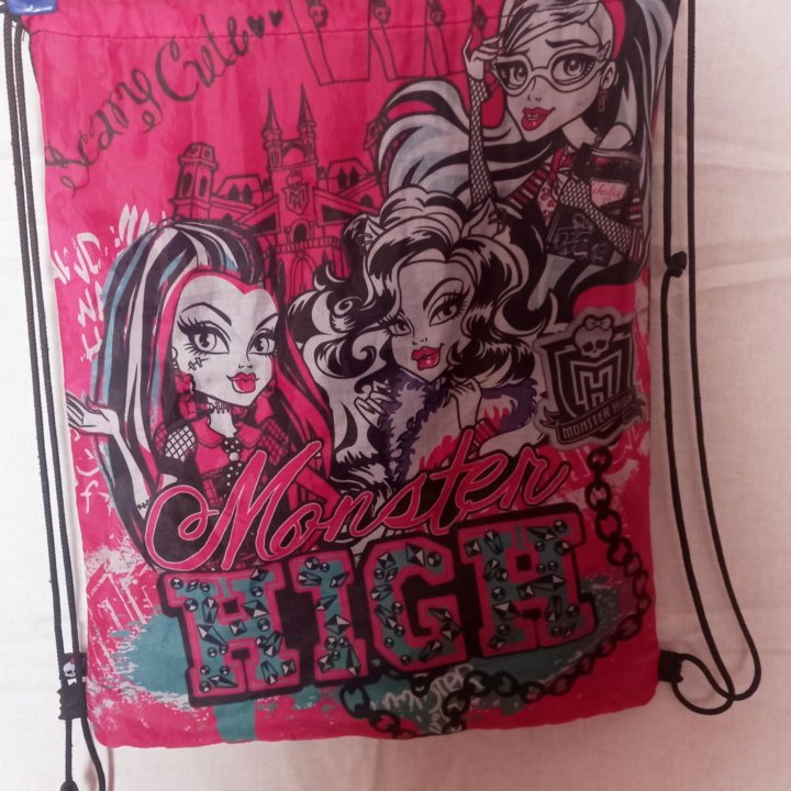 Мешок для сменной обуви monster high