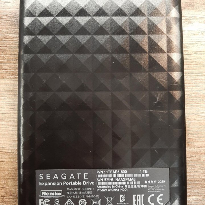 Внешний жесткий диск HDD Seagate Expansion 1 ТБ