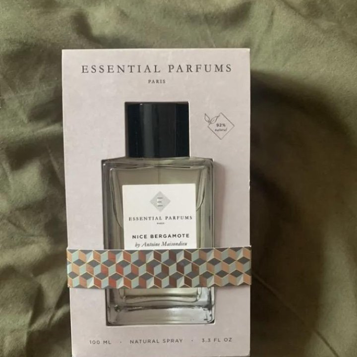 Духи essential parfums paris nice bergamote