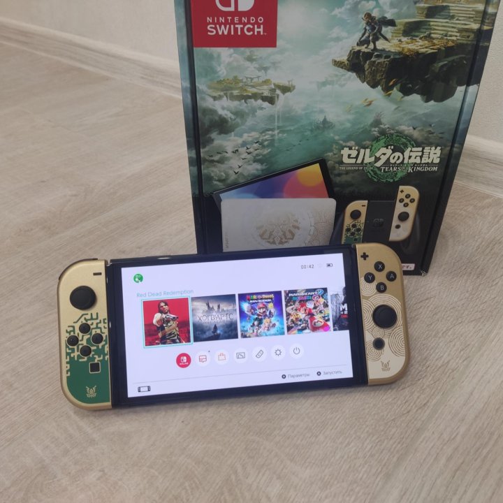 Новый Nintendo Switch Oled 128Gb+1000 игр