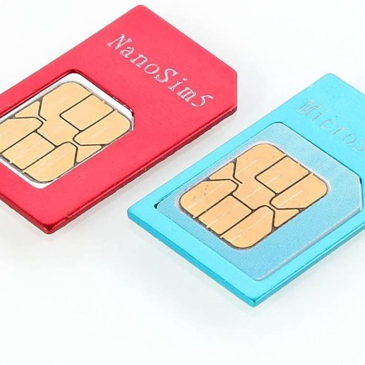 Комплект адаптеров, переходник для сим карт Nano-Sim, Micro-Sim, NeufTech