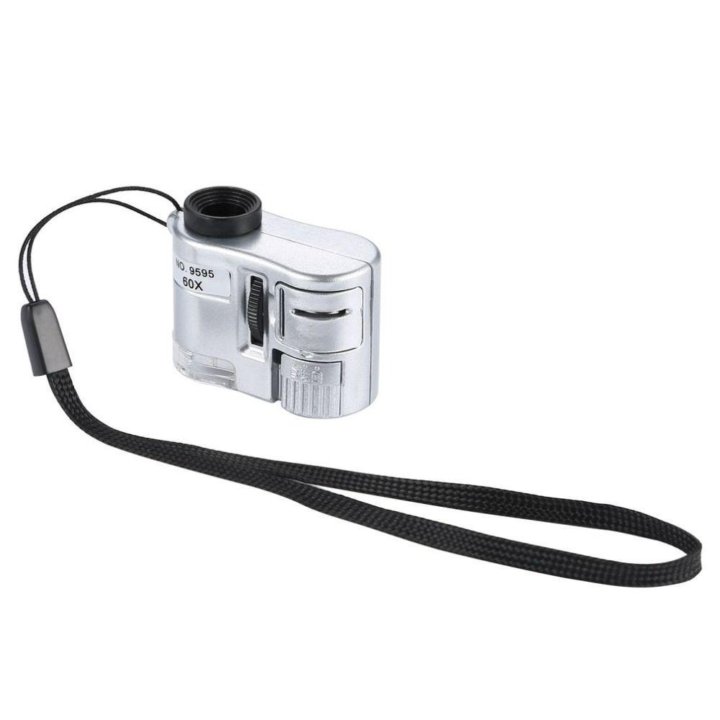 Карманный мини микроскоп с подсветкой,для смартфон