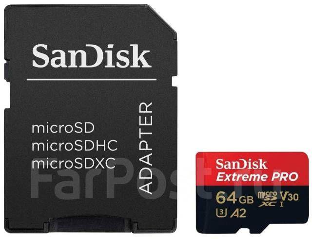 Флеш карта MicroSD 64ГБ, 3 /в одном Extreme Pro mi