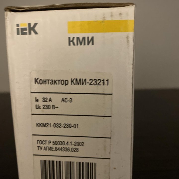 Контактор КМИ-23211 32А 24В/АС3 1НЗ