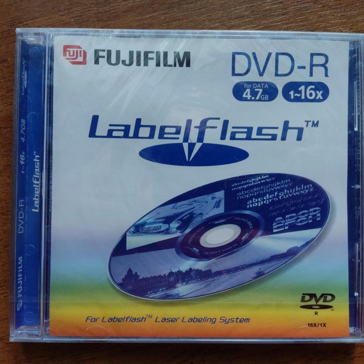 Диск DVD-R | Fujifilm | LabelFlash | Болванка