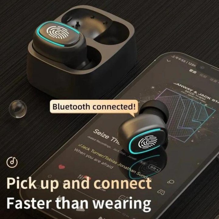 Беспроводные наушники TWS T1 Bluetooth 5.2 (Новые)