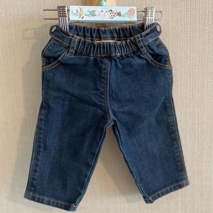 Детские джинсы штаны Petit Bateau 62-68, 6 месяцев