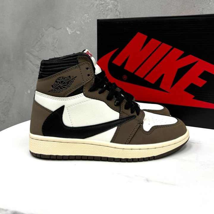 Кроссовки Nike Air Jordan 1 Travis Scott Mocha