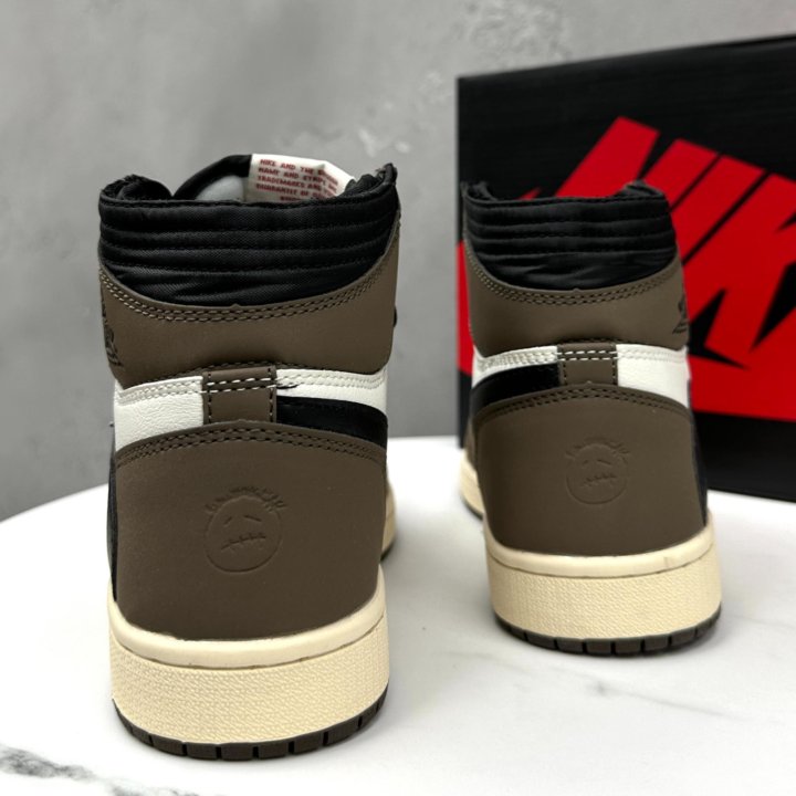 Кроссовки Nike Air Jordan 1 Travis Scott Mocha