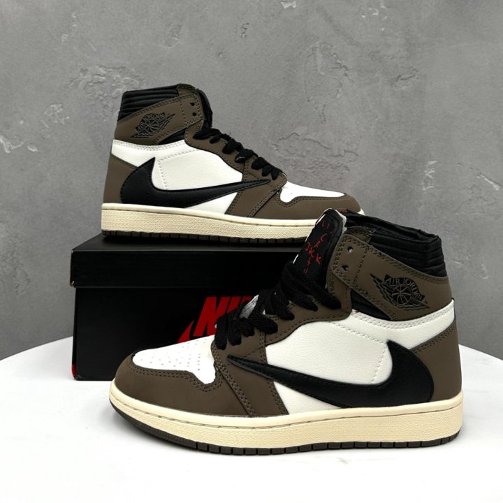 Кроссовки Nike Air Jordan 1 Travis Scott Mocha