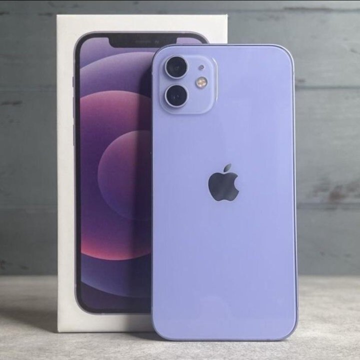 iPhone 12 128Gb Purple в отличном состоянии