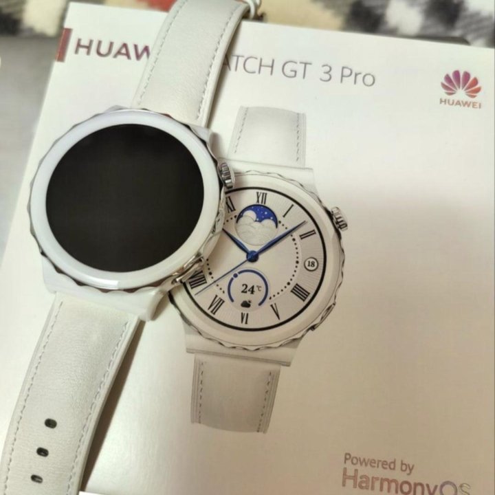 Смарт-часы huawei GT 3 Pro Silver Bezel White