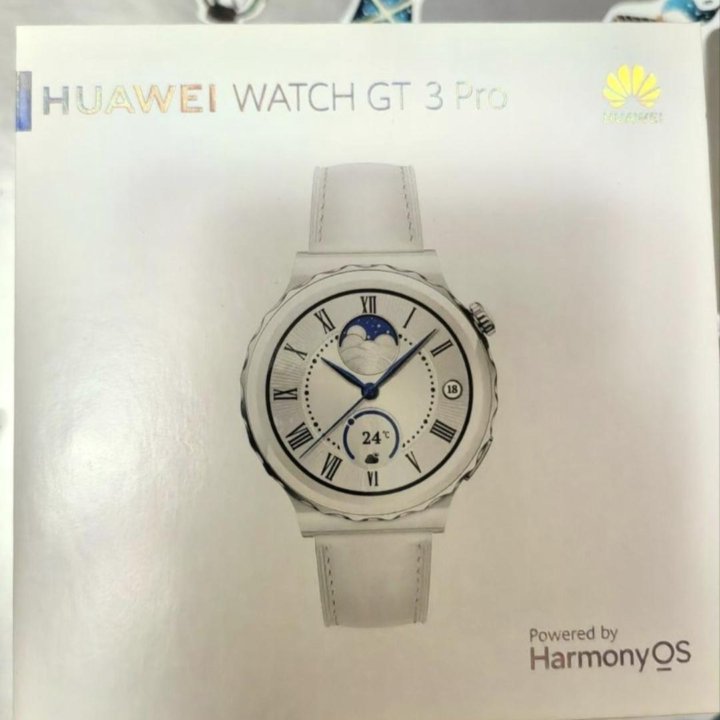 Смарт-часы huawei GT 3 Pro Silver Bezel White