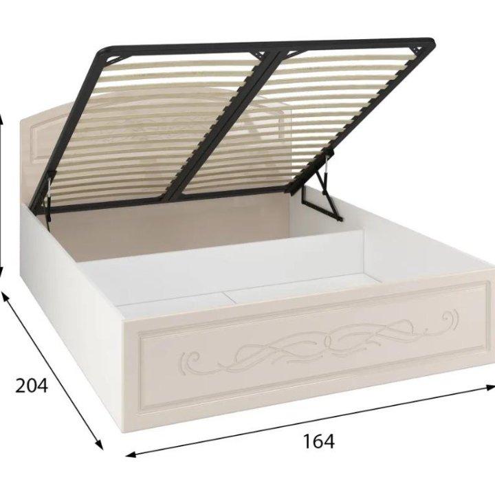 Кровать с подъемным механизмом Глянец