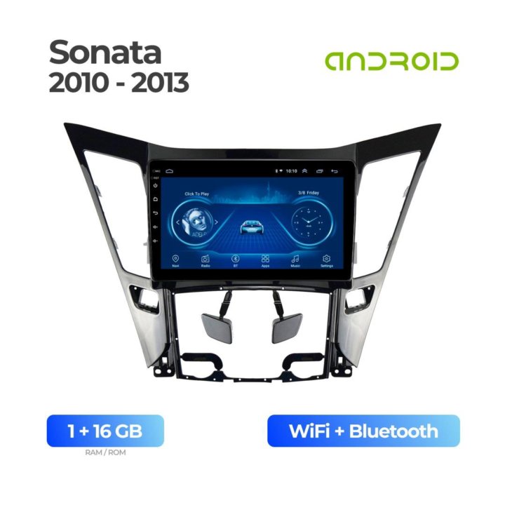 Android магнитола на Hyundai Sonata 2010-2013