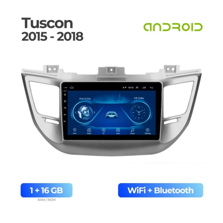 Android магнитола на Hyundai Tuscon 2015-2018