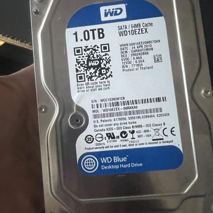 Жесткий диск WD Blue 1 Tb