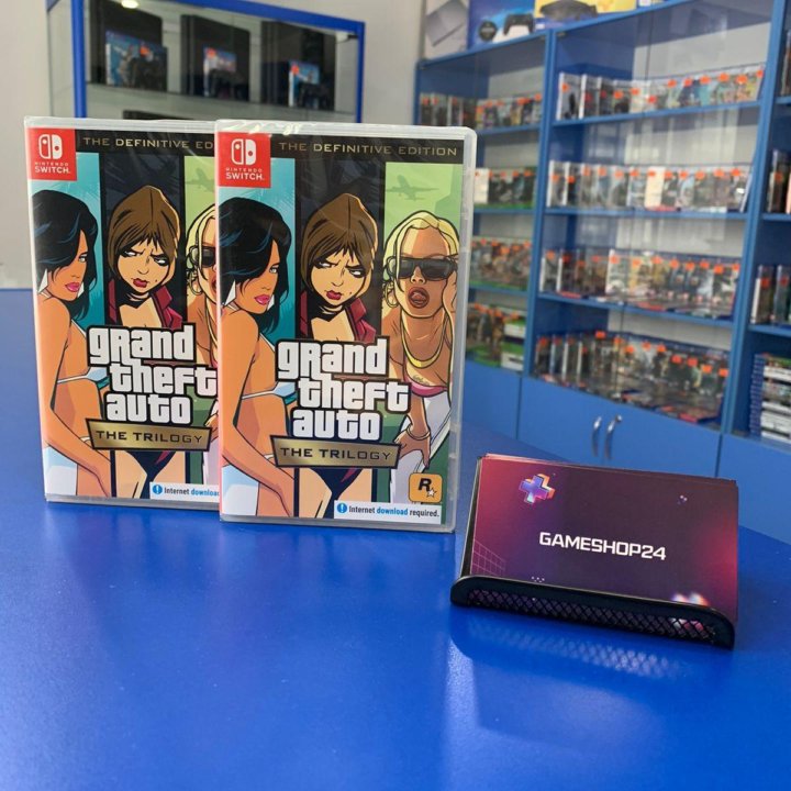 Новый/ GTA The trilogi Nintendo Switch