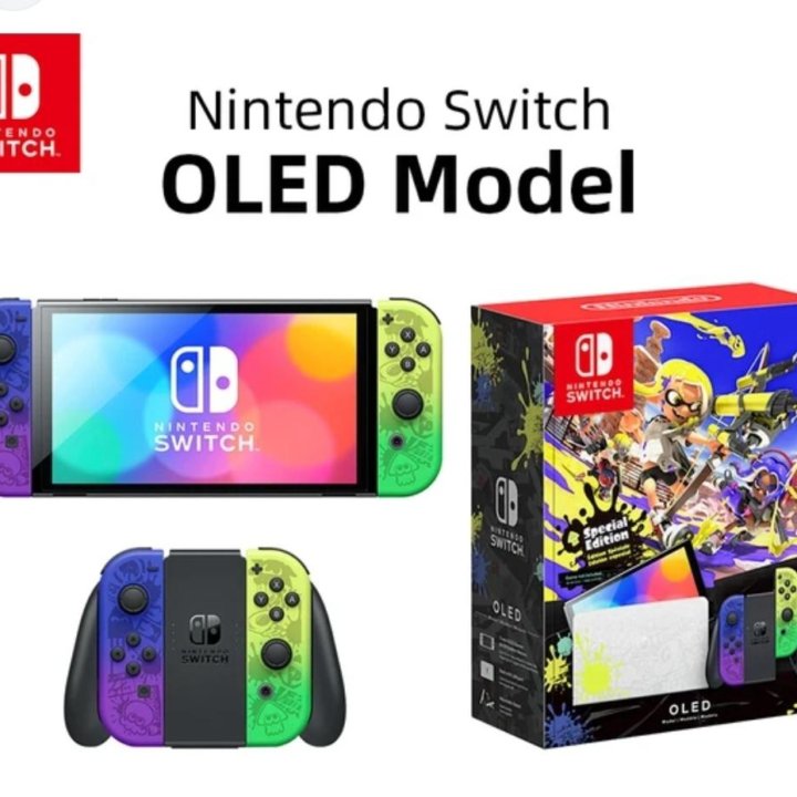 Nintendo Swith Oled 256gb +30 игр в подарок!