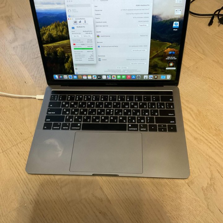 MacBook Pro 13 2018 i7/16/512/новая батарея