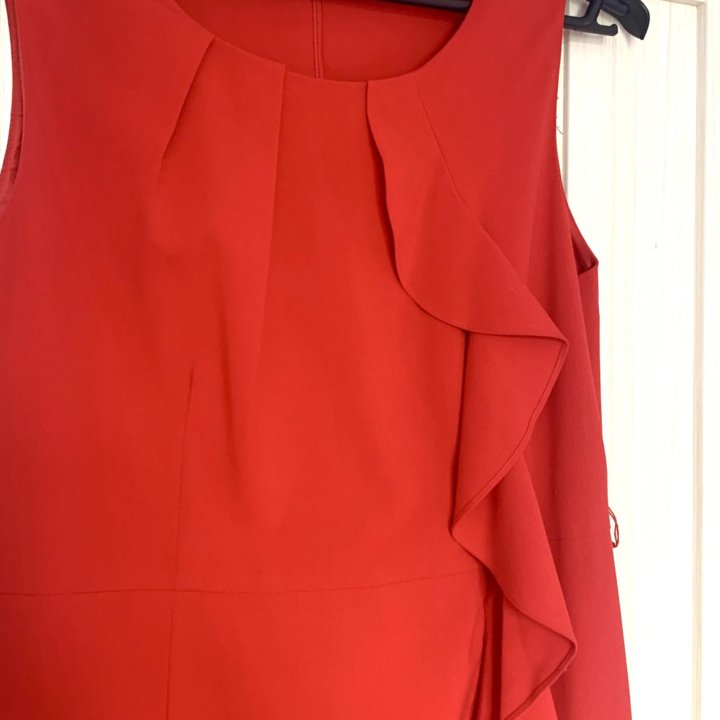 Платье Calvin Klein красное вечернее р. 50