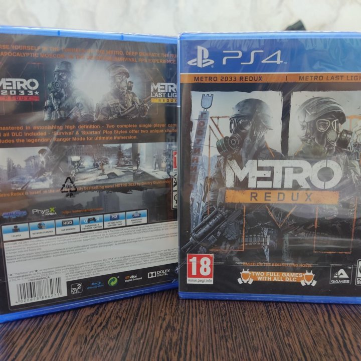 Metro Redux PS4/PS5 диск