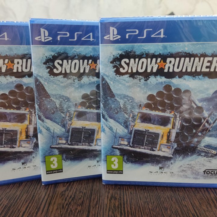 Snow Runner PS4/PS5 новый диск