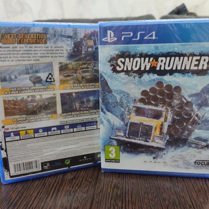 Snow Runner PS4/PS5 новый диск