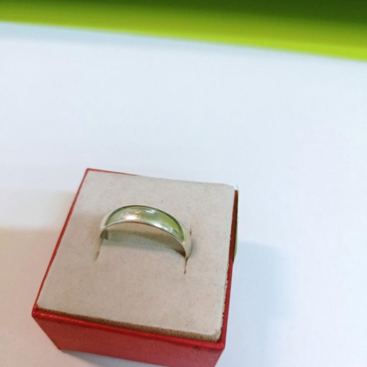 Обручальное кольцо 925 пробы серебро