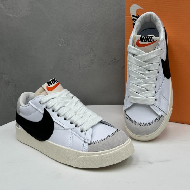 Кеды Nike Blazer Low 77 Jumbo White Black Sail