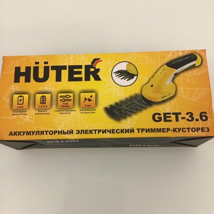 Аккумуляторный триммер-кусторез HUTER